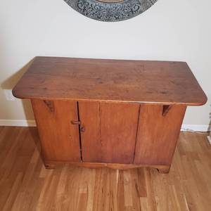 Old Antique Pine Buffet Server