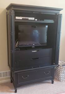 Black Matte Wardrobe Chest
