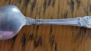 Antique Sterling Silver Baby Spoon and Fork  42 grams