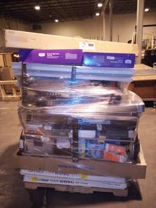 Mixed pallet of general merchandise.  Low grade as is
