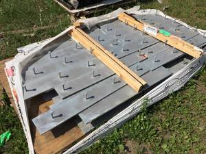 lot 8 image: Group 12 x 6 Galvanized Steel Plates