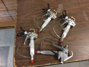 lot 61 image: 4 Wagner AG-08 Spray Guns - Like New