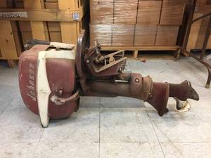 lot 78 image: 1956 Johnson 7 12hp Outboard Boat Motor