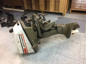 lot 80 image: 1973 Johnson 6hp Outboard Boat Motor