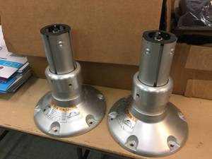 lot 93 image: Pair Springfield Boat Seat Pedestals