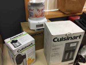 lot 192 image: Cuisinart Coffee Maker - Juicer - Ice Cream Maker