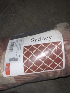 lot 22 image: WELL WOVEN Sydney LuLus Lattice Trelis Terracotta 8 ft. x 11 ft. Modern Area Rug. See Pictures