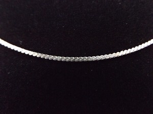 .925 Sterling Silver Fancy S Link Necklace