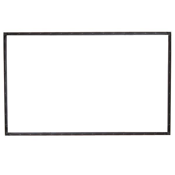 lot 54 image: Draper Cineperm Hi-Def Fixed Frame Video Projector  Projection Screen - 123 Diagonal - New in Box - Model 251073