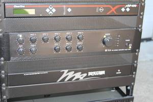 lot 16 image: Lot of 2 - Middle Atlantic Equipment Cabinet Rack Frames with Various Pro Audio & Video Items  Accessories