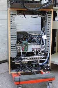 lot 26 image: Middle Atlantic Black Laminate Equipment Rack & Miscellaneous Pro Audio  Video Items