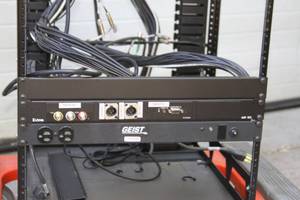 lot 36 image: Middle Atlantic Equipment Cabinet Rack Frame with Various Pro Audio & Video Items  Accessories