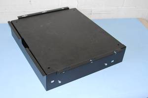 lot 41 image: Metal  Steel Undermount Sliding Slide-Out Equipment Drawer