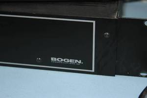 lot 19 image: Pair of Bogen Communications BPA-60 60-Watt Pro Audio Power Amplifiers