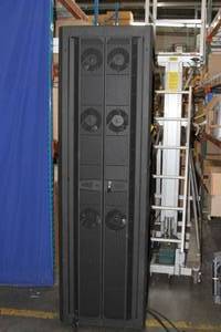 lot 88 image: Middle Atlantic WRK-44-32 44 Rack Unit Computer Server Rack on Casters with Cooling System Power Distribution and More