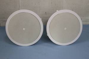 lot 83 image: PAIR of JBL Control 26CT In-Ceiling Pro Audio Loudspeakers  Speakers