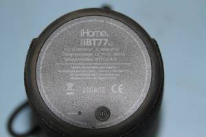 lot 92 image: iHome iBT77 Acoustical Knit Rechargeable Bluetooth Audio Speaker