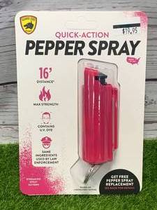 lot 23 image: New Pepper Spray with UV Dye