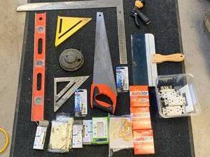 lot 74 image: Giant Lot of Tools, Spark Plugs, Electrical