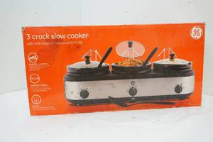 3 crock slow cooker
