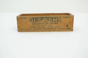 Vintage cheese box