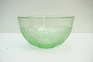 Green depression bowl