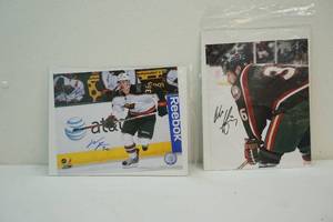 MN Wild autographed photos