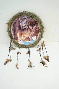 Wolf dream catcher