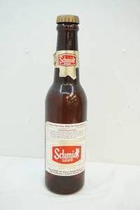 Vintage beer bottle coin bank