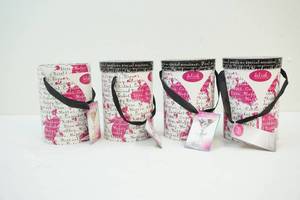 Delish hand painted stemware