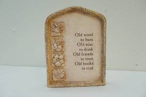 Inspirational plaque