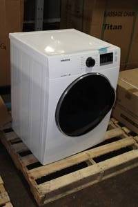 lot 876 image: 2018 Samsung Clothes Dryer DV22K6800EWA1 (display model)