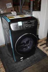 lot 867 image: 2018 Samsung Front-Load Clothes Washer with Top-Load Compact Clothes Washer WV55M9600AVA5 (display model)