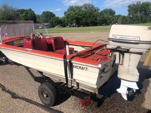 lot 1 image: 1964 Starcraft Boat and Trailer