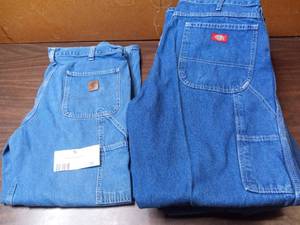 lot 36 image: 7 pairs of Carhartt & Dickies Carpenter Jeans- 1 36x30 Carhartt, 6 36x30 Dickies Jeans