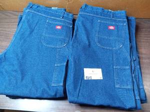 lot 61 image: 8 Pairs Of BRAND NEW TAG ON 50x32 Dickies Carpenters Jeans