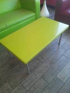 lot 4 image: Lime Green Accent Table.
