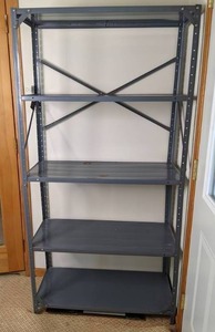 lot 545 image: Tall Metal Shelf