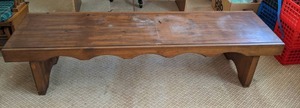 lot 548 image: Beautiful Vintage Bench