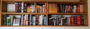 lot 524 image: Mixed Lot of Books, CDs, & VHS Tapes