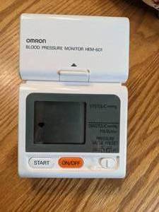 lot 387 image: OMRON Blood Pressure Monitor HEM-601