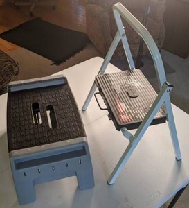 lot 397 image: Cosco Step Stool & Skinny Mini Step Ladder