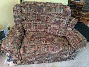 lot 373 image: Vintage Oversized Couch