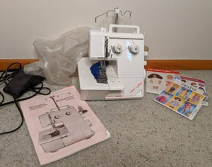 lot 361 image: Bernette for Bernins FunLock Sewing Machine 009DCC