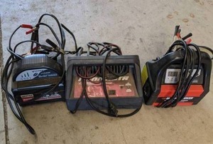 lot 59 image: Lot of (3) Battery Chargers Black & Decker and others
