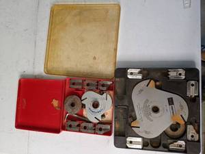 lot 68 image: Lot of (2) Vintage Craftsman Bench and Radial Saw Molding Set