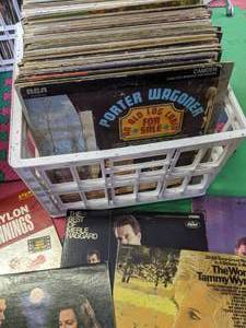 lot 23 image: Lot (27) of Vintage Country Vinyl Records