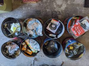 lot 104 image: Lot 12 (8) Tins of Treasures