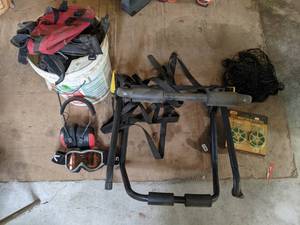 lot 141 image: Lot of Rhode Gear Bike Rack, Goggles, Twist Ties, Ear Protection, Etc.