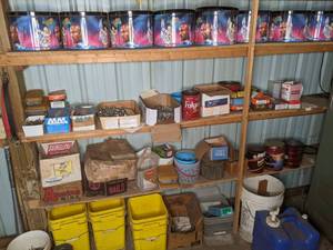 lot 91 image: Extra Large Mixed lot of Nails in Various Containers see pictures